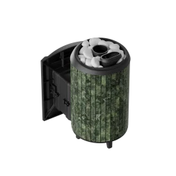 Печь банная «Атмосфера L» в ламелях «Змеевик»
